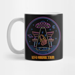 Squid abduction Mug